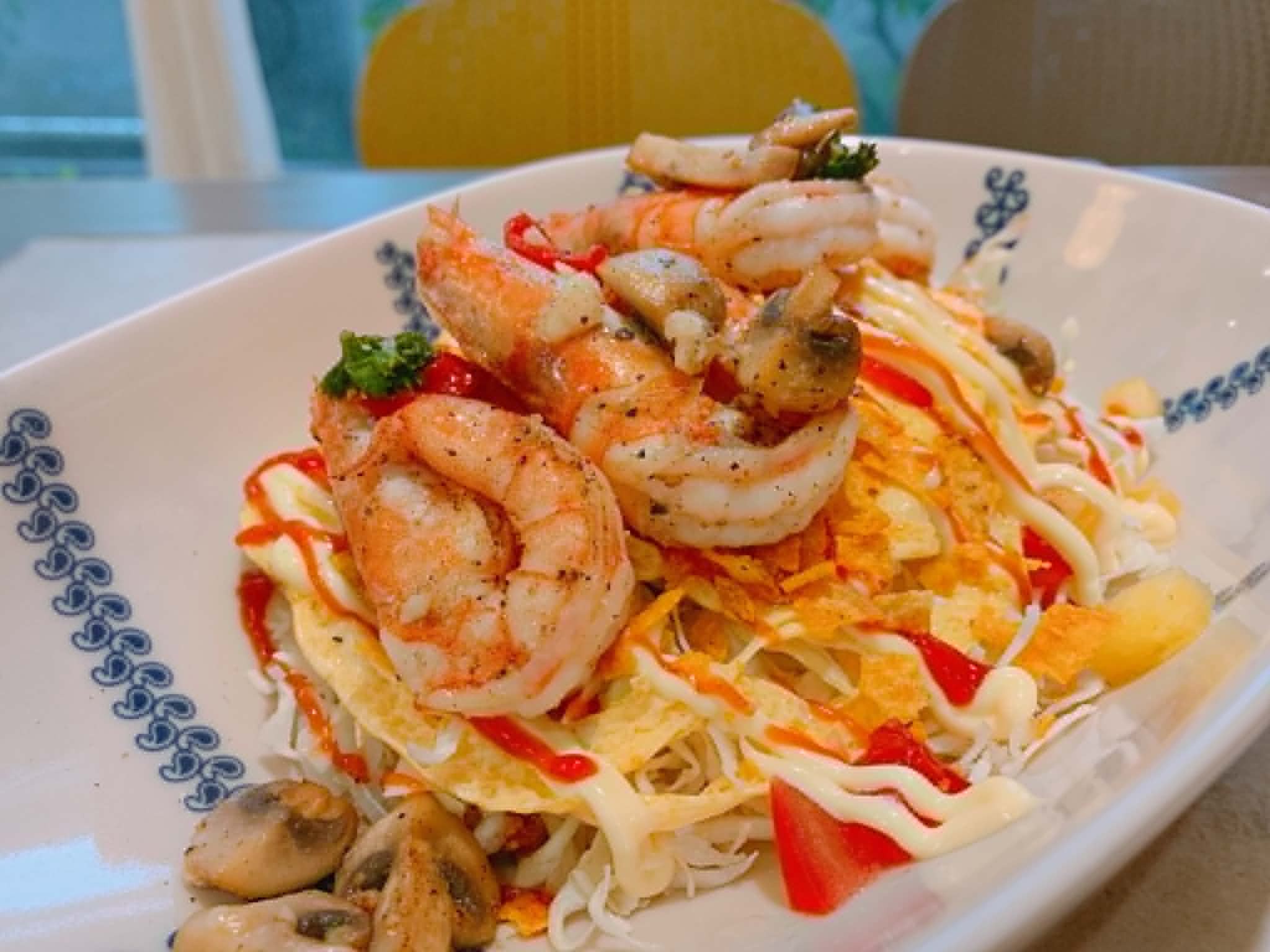 小小洋房塔可飯，鮮蝦口味