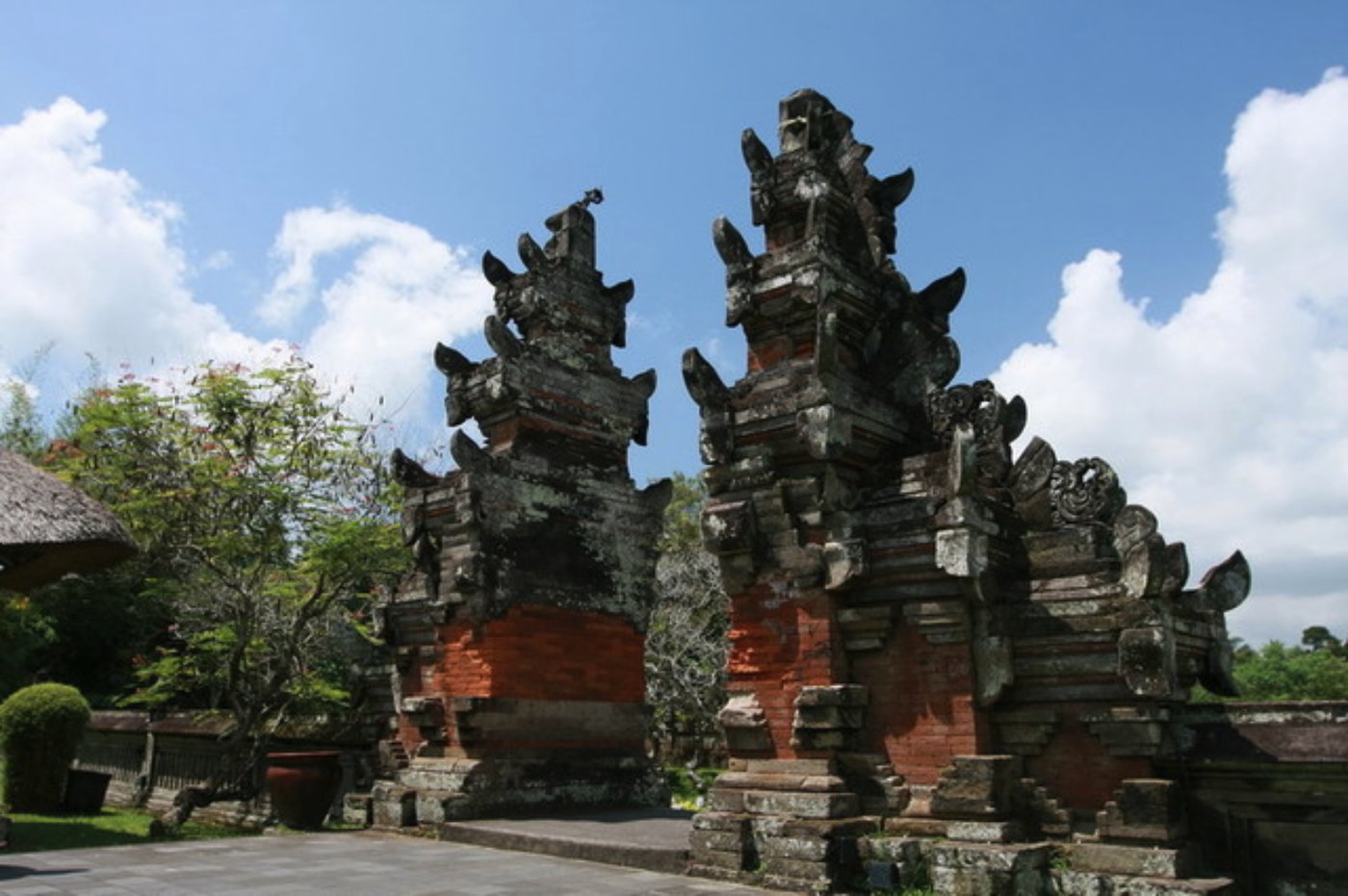 2009年峇里島旅程照片，寺廟分裂門
